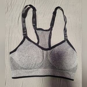 Puma Gray Padded Sports Bra